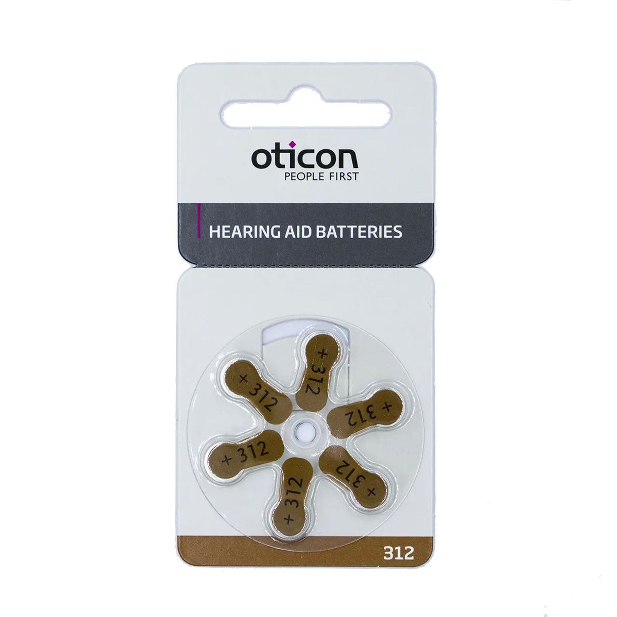 Батарейка Oticon 312