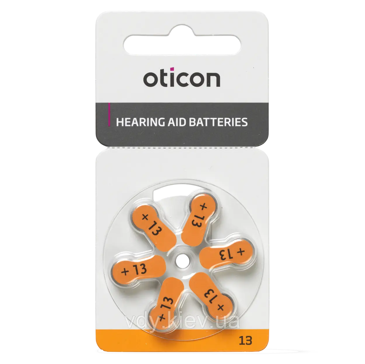 Батарейка Oticon 13