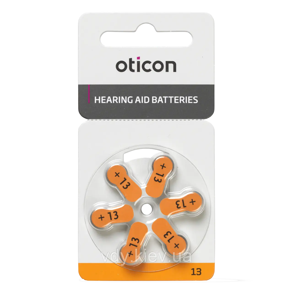 Батарейка Oticon 13